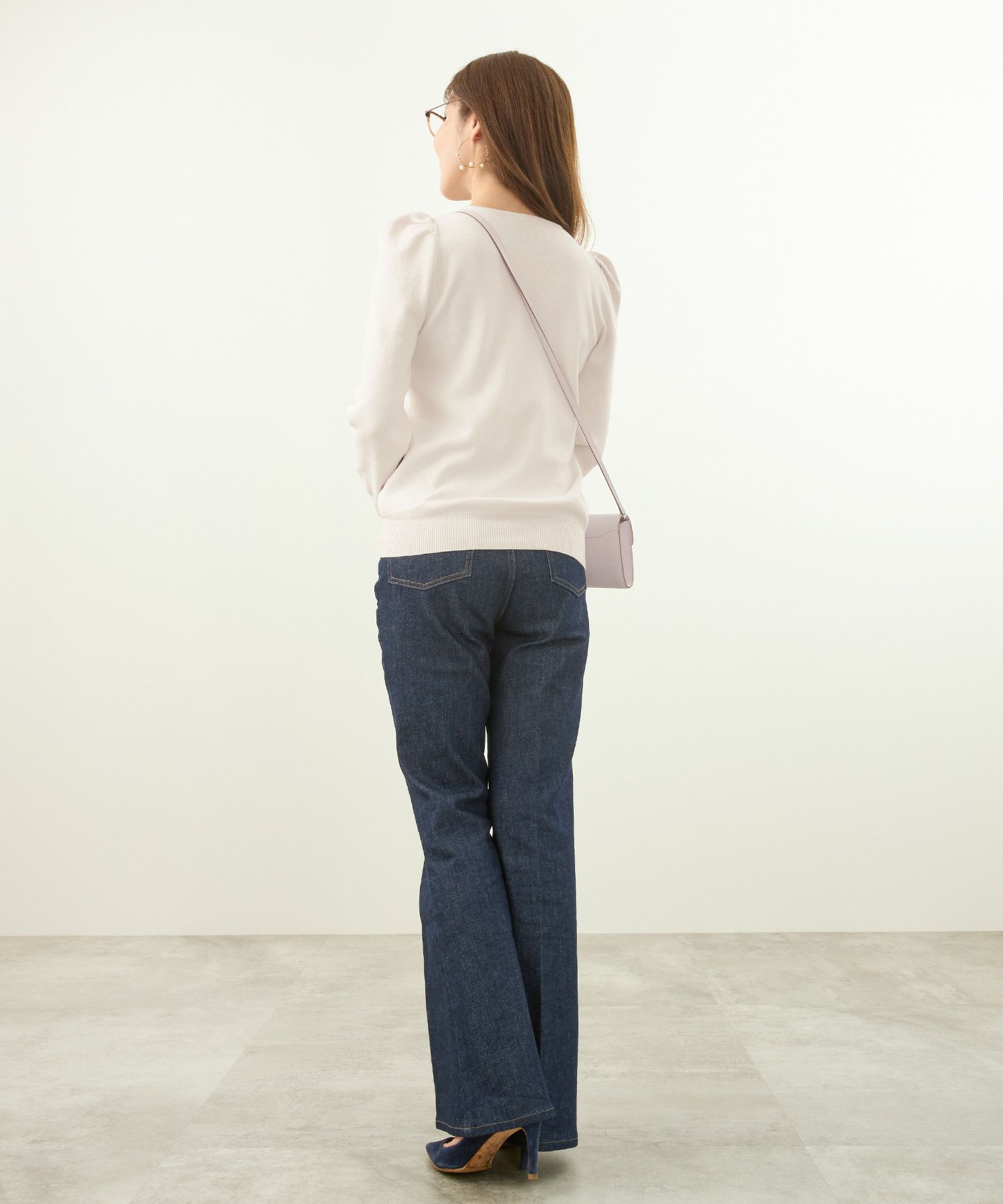 新色追加 手洗い可 セットアップ対応可 大人カジュアル オフィス 長袖 シンプル ベーシック 着回し ジョイントスペース