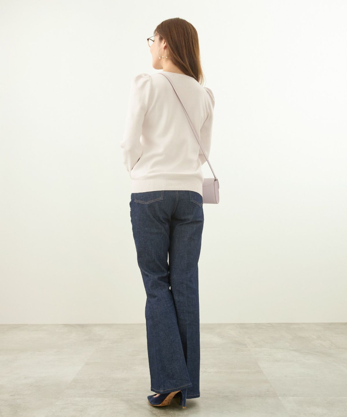 新色追加 手洗い可 セットアップ対応可 大人カジュアル オフィス 長袖 シンプル ベーシック 着回し ジョイントスペース