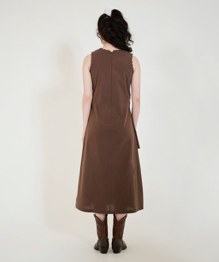 GW-SALE レイヤード コットンワンピース TINA：JOJUN 全2色