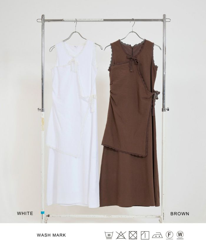 GW-SALE レイヤード コットンワンピース TINA:JOJUN 全2色 GW-SALE レイヤード コットンワンピース TINA:JOJUN 全2色