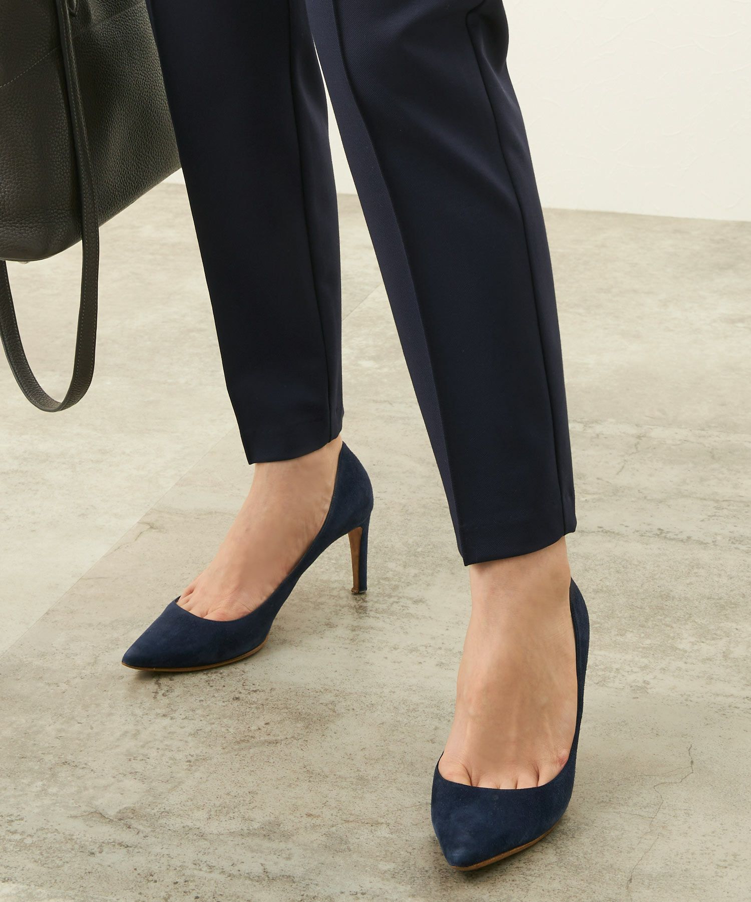 手洗い可/ボトムス/パンツ/センタープレス/タック/ポケット付き/綺麗め/オフィス/大人/上品