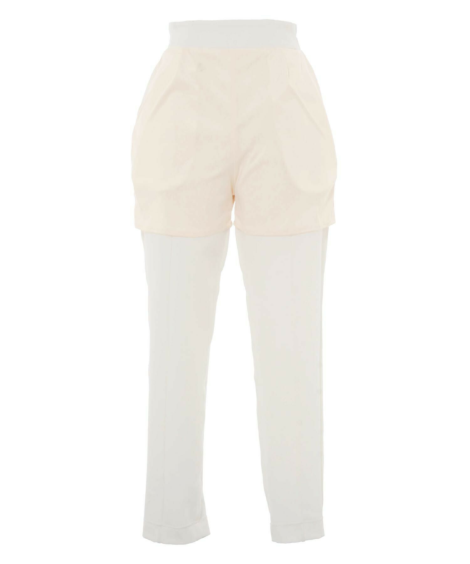 レディース/ボトムス/パンツ/フリル/パール/ピンクベージュ/ブラック/フリルセットアップ/セットアップ/フリル/パンツ/オケージョン/卒園式/入園式/入学式/卒業式/パンツドレス/長袖/テーパード/フォーマル/20代/30代/40代