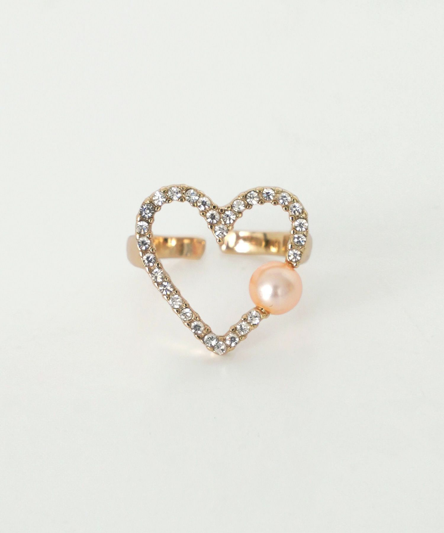 レディース/リング/ファッションリング/樹脂パール/カラーパール/イミテーション/ビジュー/春/夏/秋/冬/ゴールド