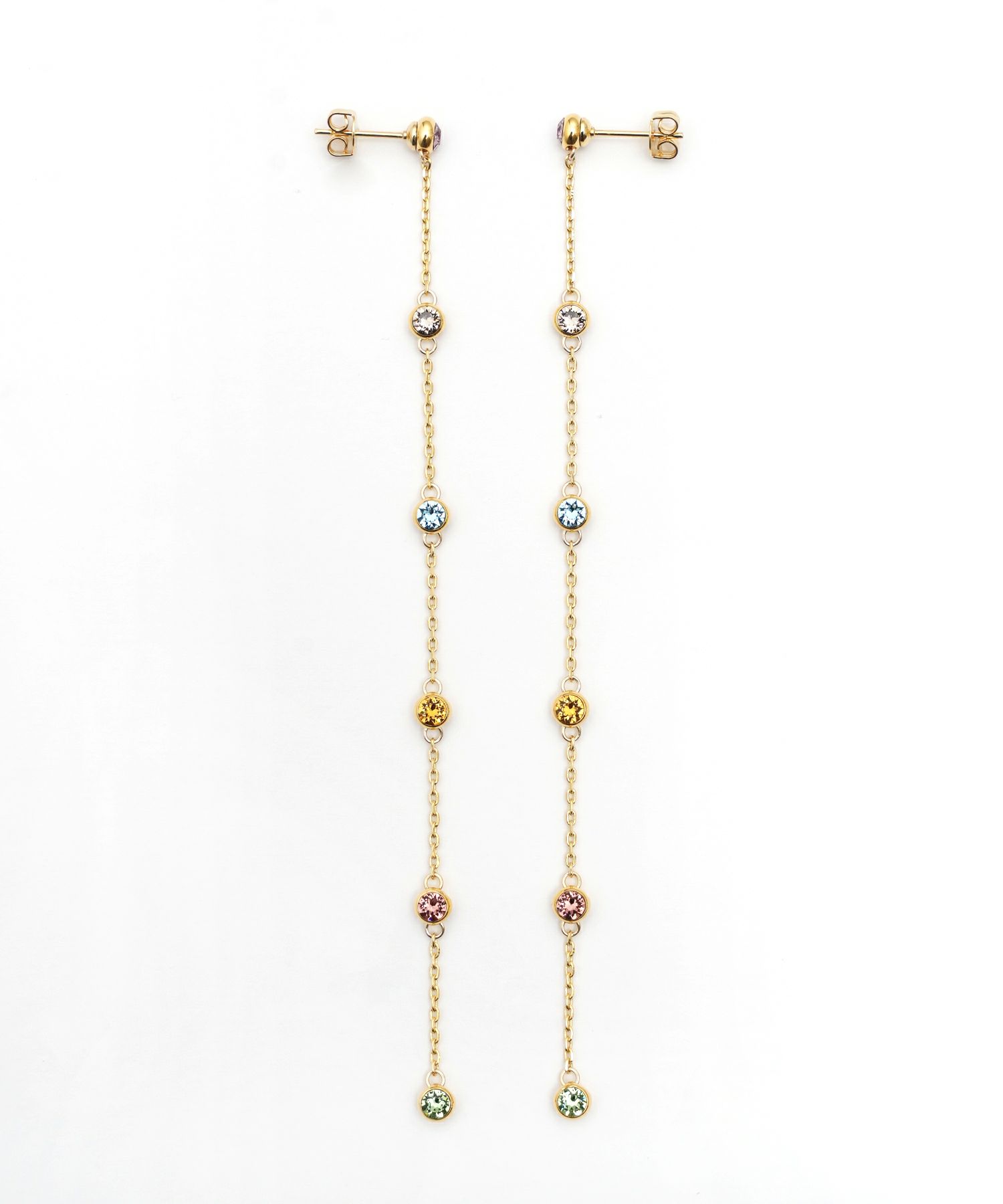 カラフル ロング ピアス イヤリング Colorful Long Pierce Earring