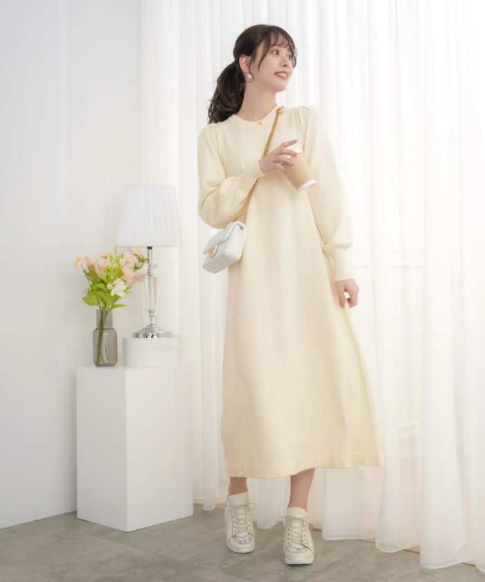 チュールビスチェ セット ニットワンピース le reve vaniller 全
