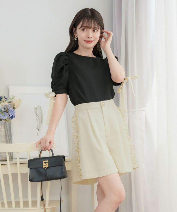 ☆フラワーKnitフリルパンツ | Clothing【洋服】 | Saha by elliee