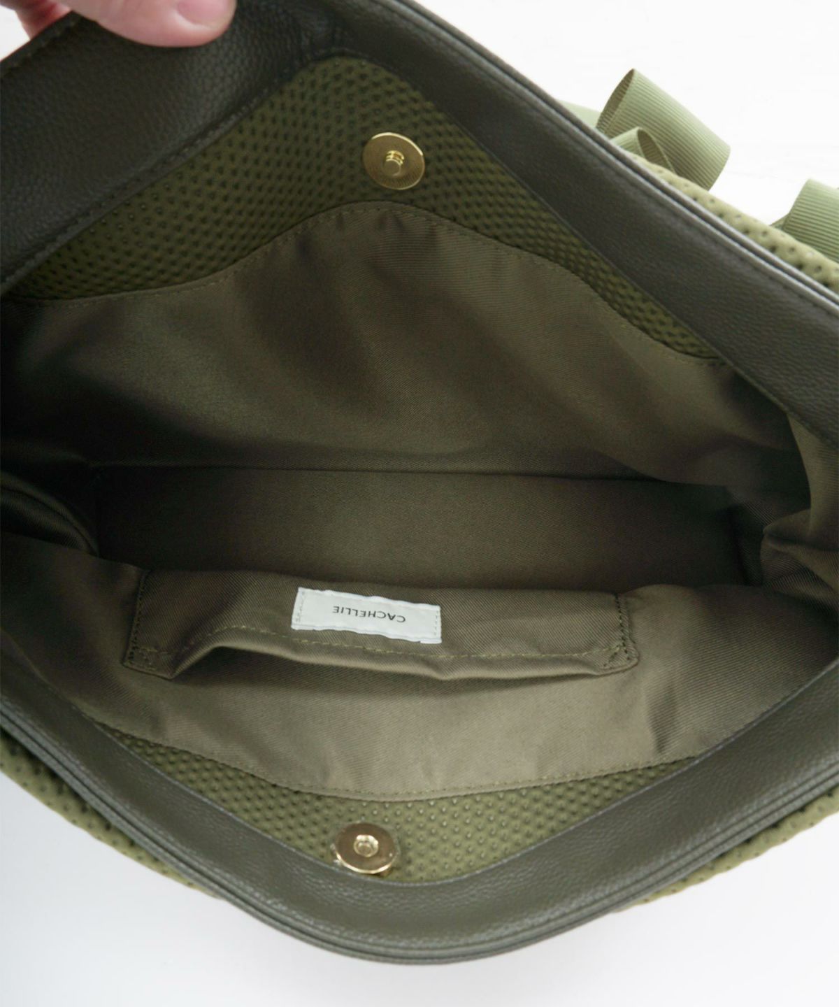 リボンネオプレントートバッグPrimaScherrer全2色｜psc952-0823【1】