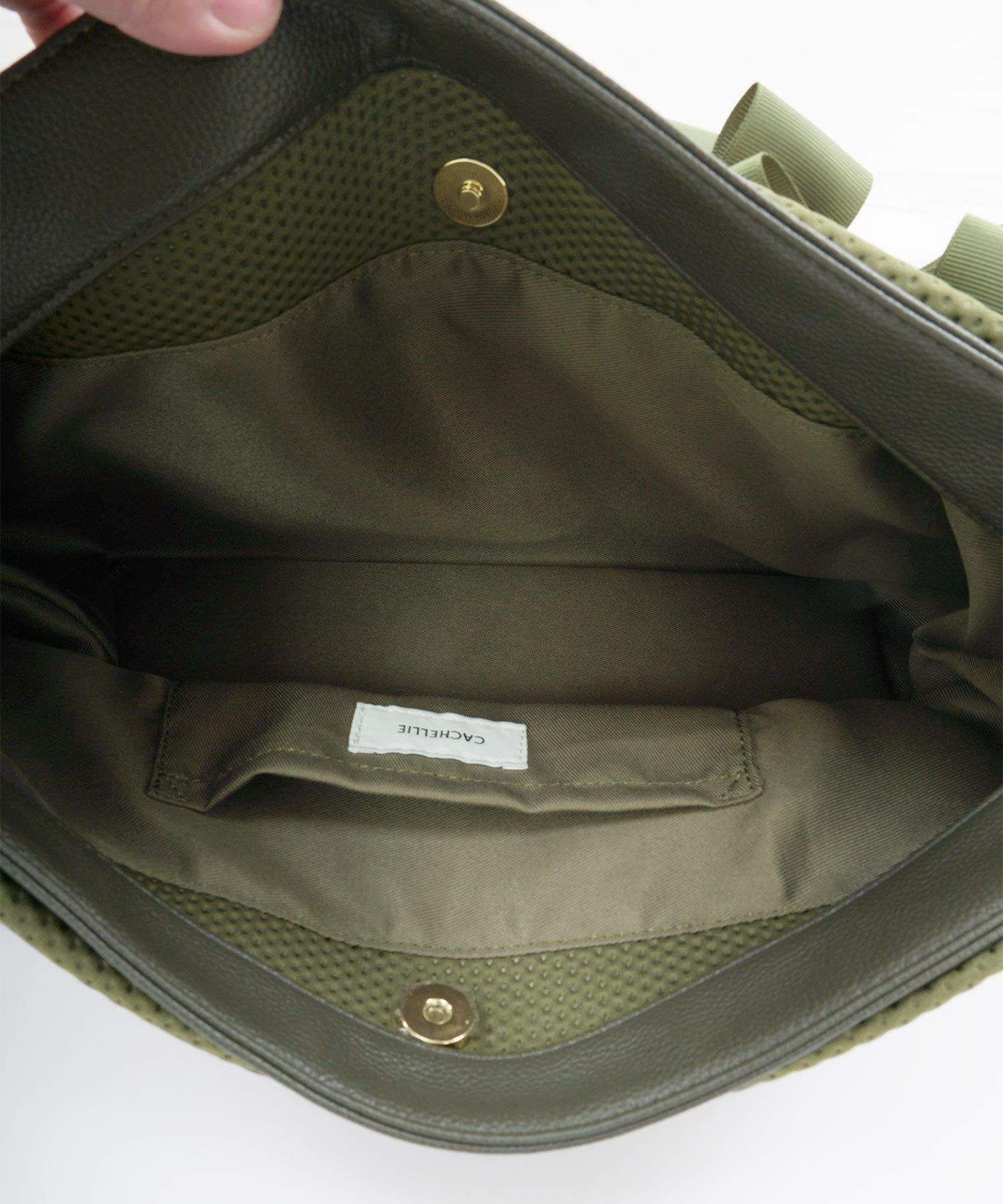 リボンネオプレントートバッグPrimaScherrer全2色｜psc952-0823【1】