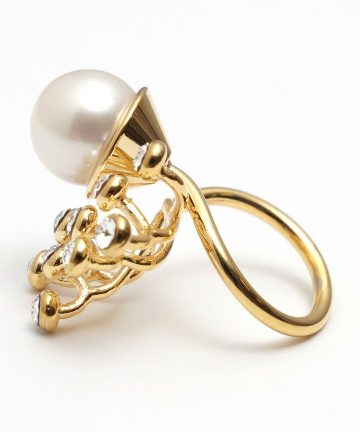 クラウン パール リング Crown Pearl Ring （Liala） 全1種 ｜lia915-9764【1】 - リング商品一覧 - Joint  Space