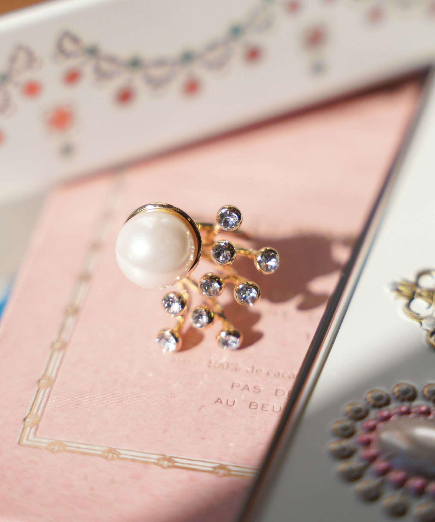 クラウン パール リング Crown Pearl Ring