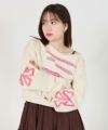 スプレーデザイン オフショルスウェット TINA：JOJUN 全2色