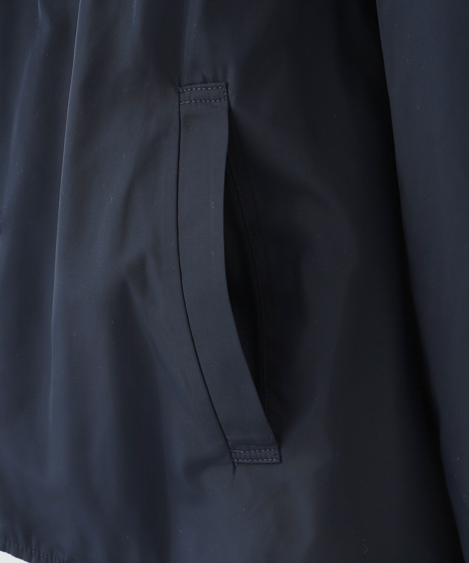 マウンテンパーカー/ペプラム/アイボリー/ネイビー/M/春/秋/フリル/ドロスト/ラグラン/長袖