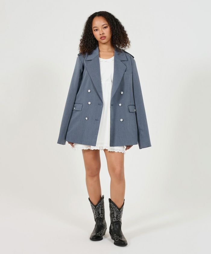 GW-SALE コットンレース付き ミニ丈ワンピース TINA：JOJUN 全2