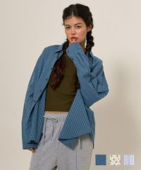 トップス/シャツ/オーバーサイズ/ユニセックス/柄シャツ