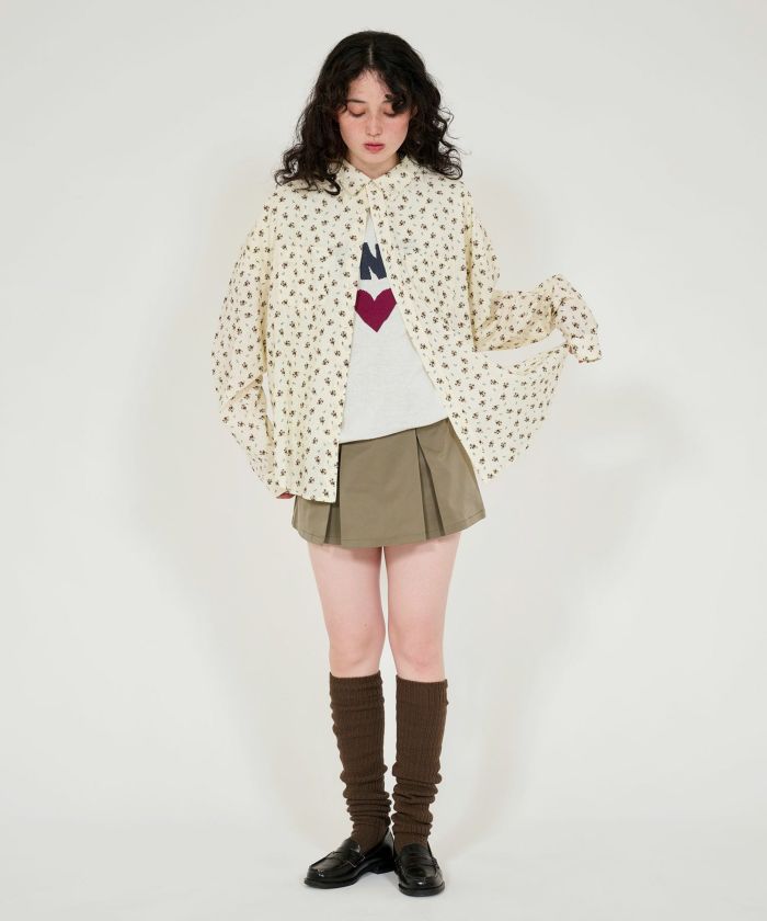 5/上旬頃発送予定！ユニセックス 柄シャツ TINA：JOJUN 全4色