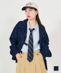 チャイナボタン デニムジャケット ジャケット 長袖 送料無料・再