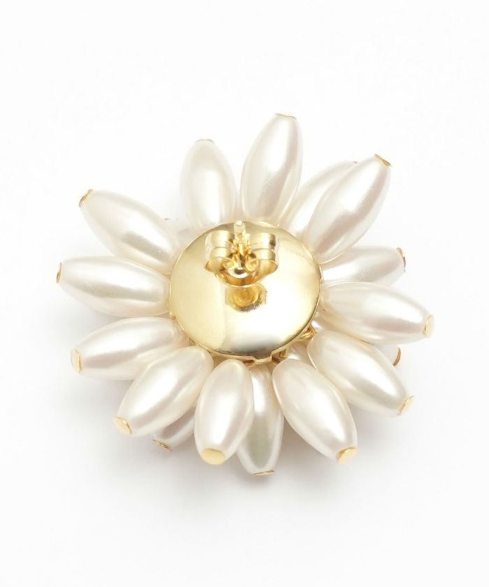 パール フラワー ピアス イヤリング Pearl Flower Pierce Earring