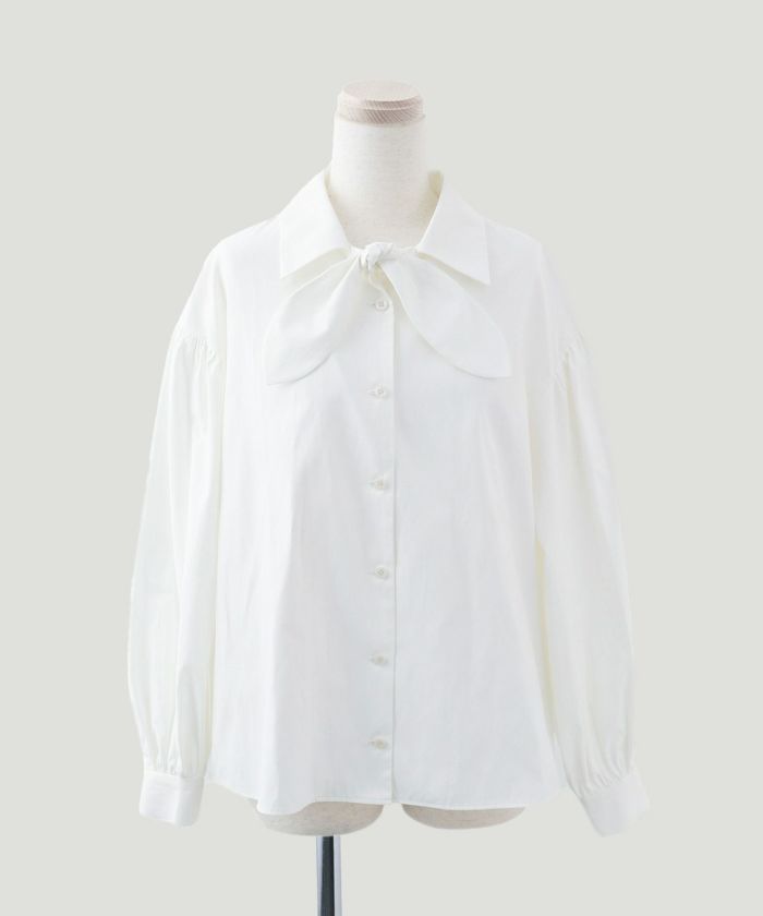 限定Price！SALE スカーフタイ ブラウス HUIT 全2色｜hit811