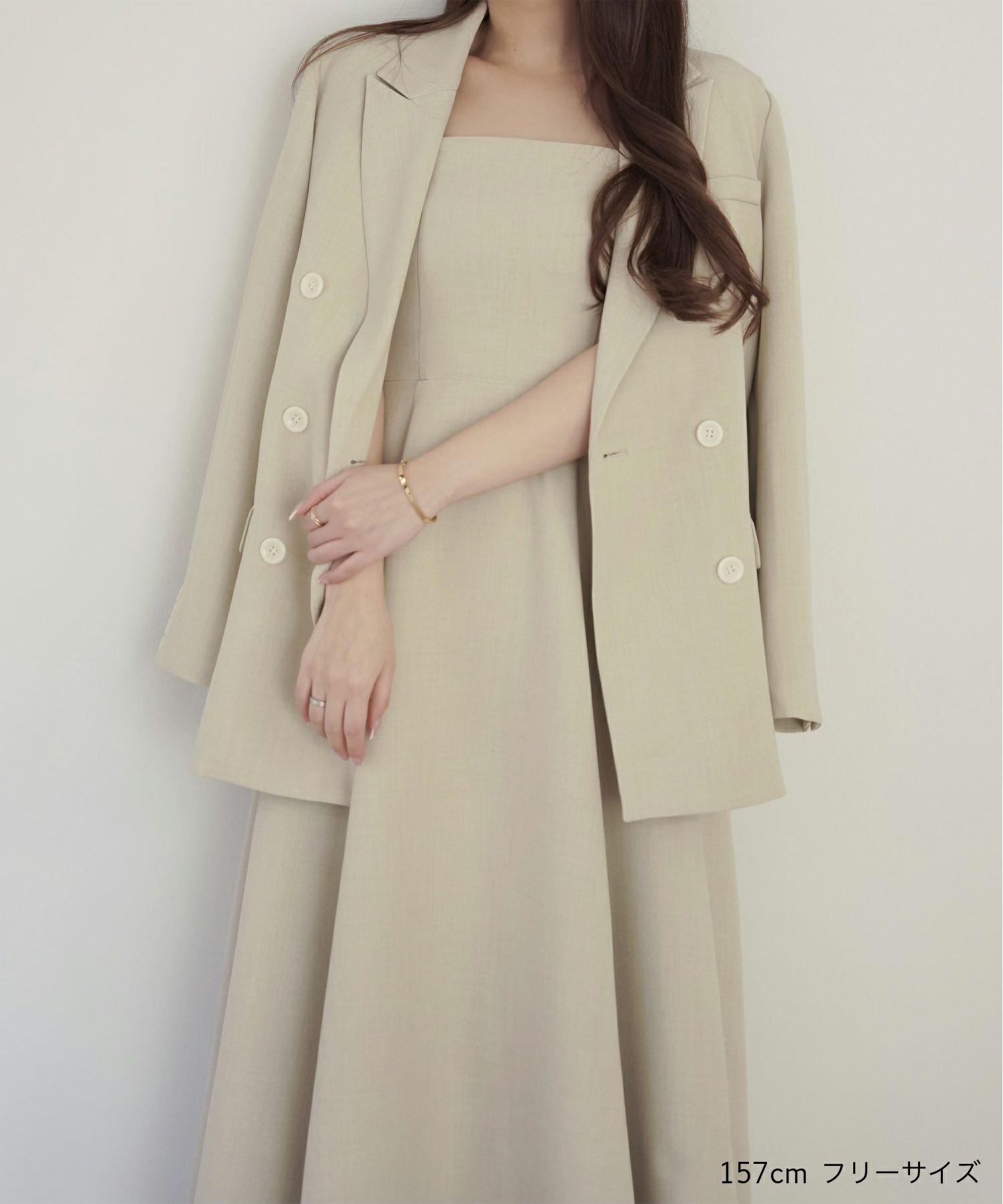限定Price！SALE ダブルブレストジャケット Joint Space×aya 全2色  