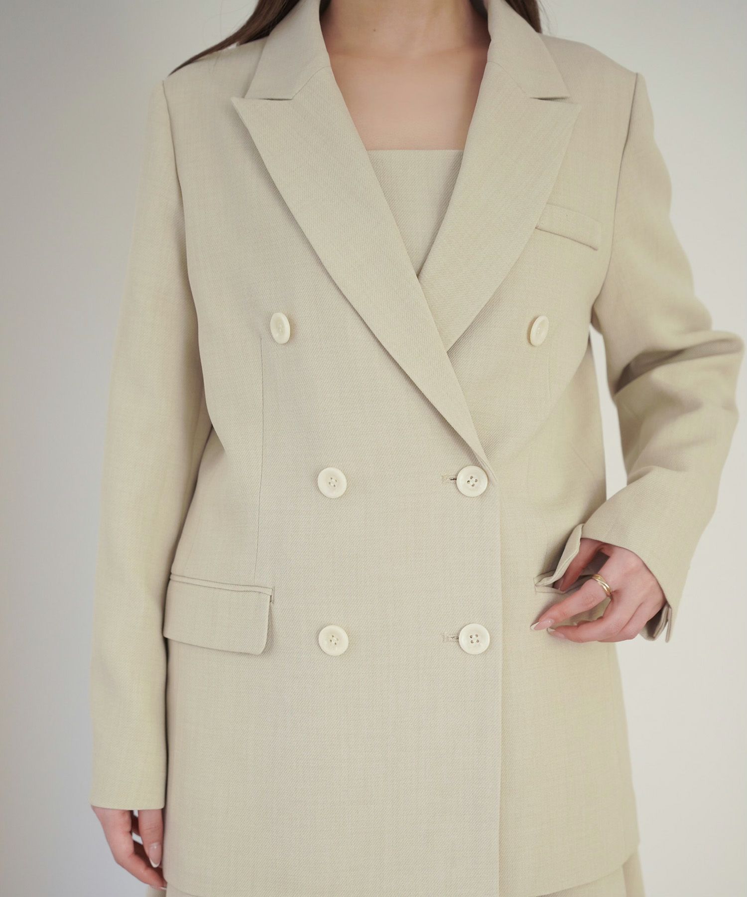 限定Price！SALE ダブルブレストジャケット Joint Space×aya 全2色  