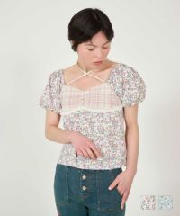 口コミ・レビュー - ハートネック パフスリーブブラウス TINA