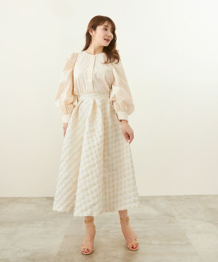 限定Price!SALE トランプ柄 タック フレア スカート Liala×PG 限定Price!SALE トランプ柄 タック フレア スカート Liala×PG