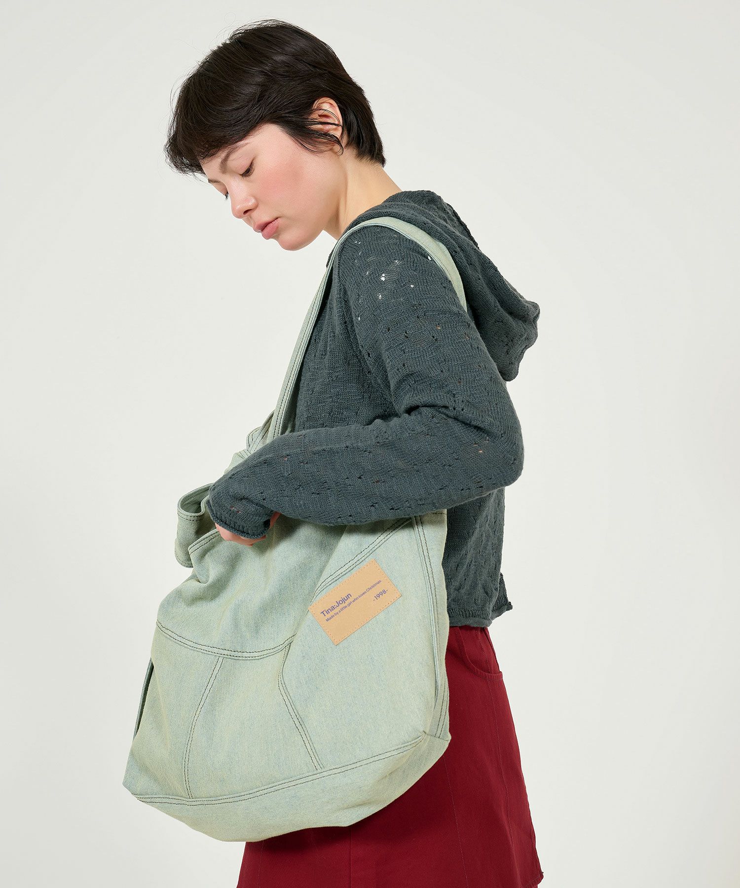 デニム リボントートバッグ TINA：JOJUN 全3色｜tnj922-0839【5  