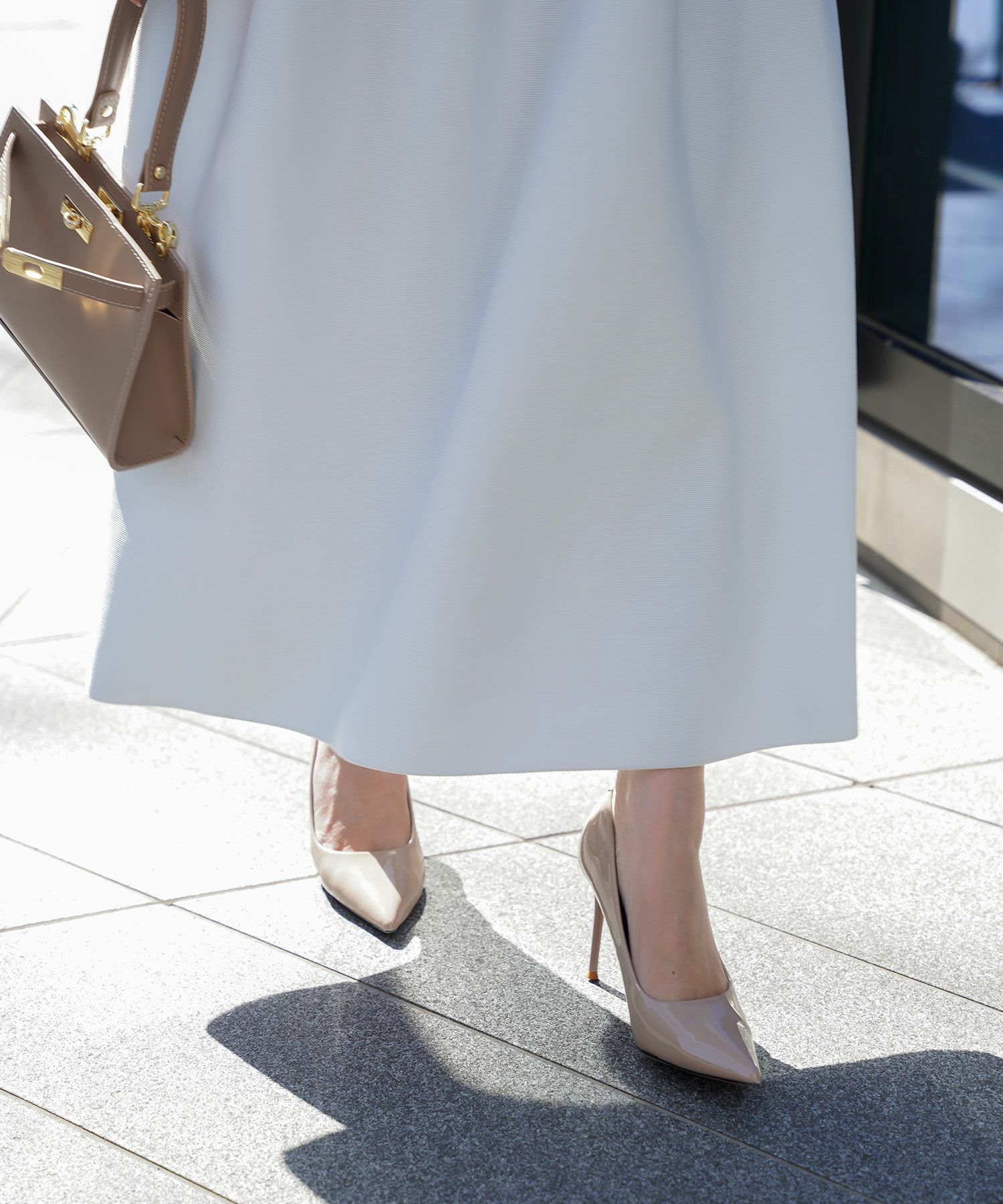 ワンピース/Vネック/ホールガーメント/ニット/ワンピース/ベージュ/サックス/ネイビー/ブラック/S/M