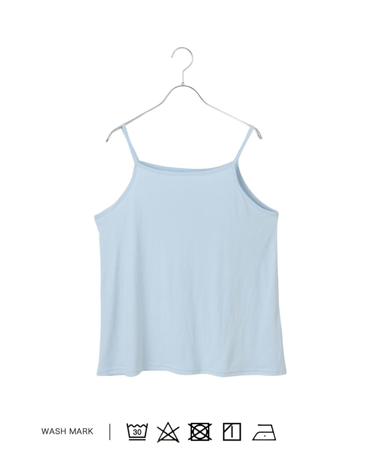 ブラウス/インナー付き/2WAY/シアーブラウス/オフホワイト/ブルー/M