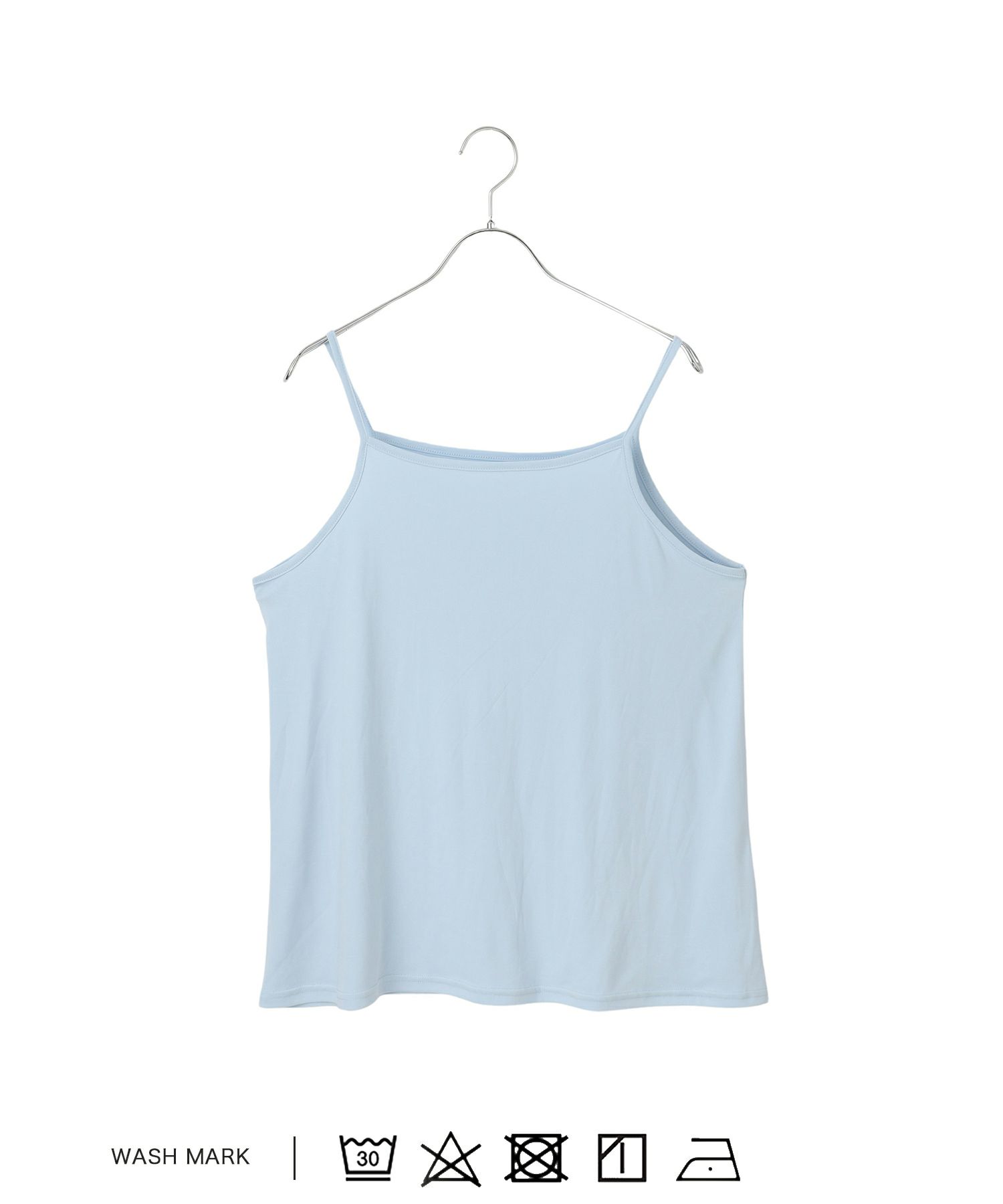 ブラウス/インナー付き/2WAY/シアーブラウス/オフホワイト/ブルー/M