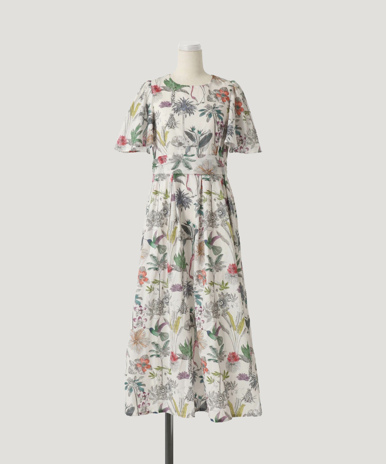 リゾート ロング ワンピース Made with Liberty Fabric HUIT 全3色 