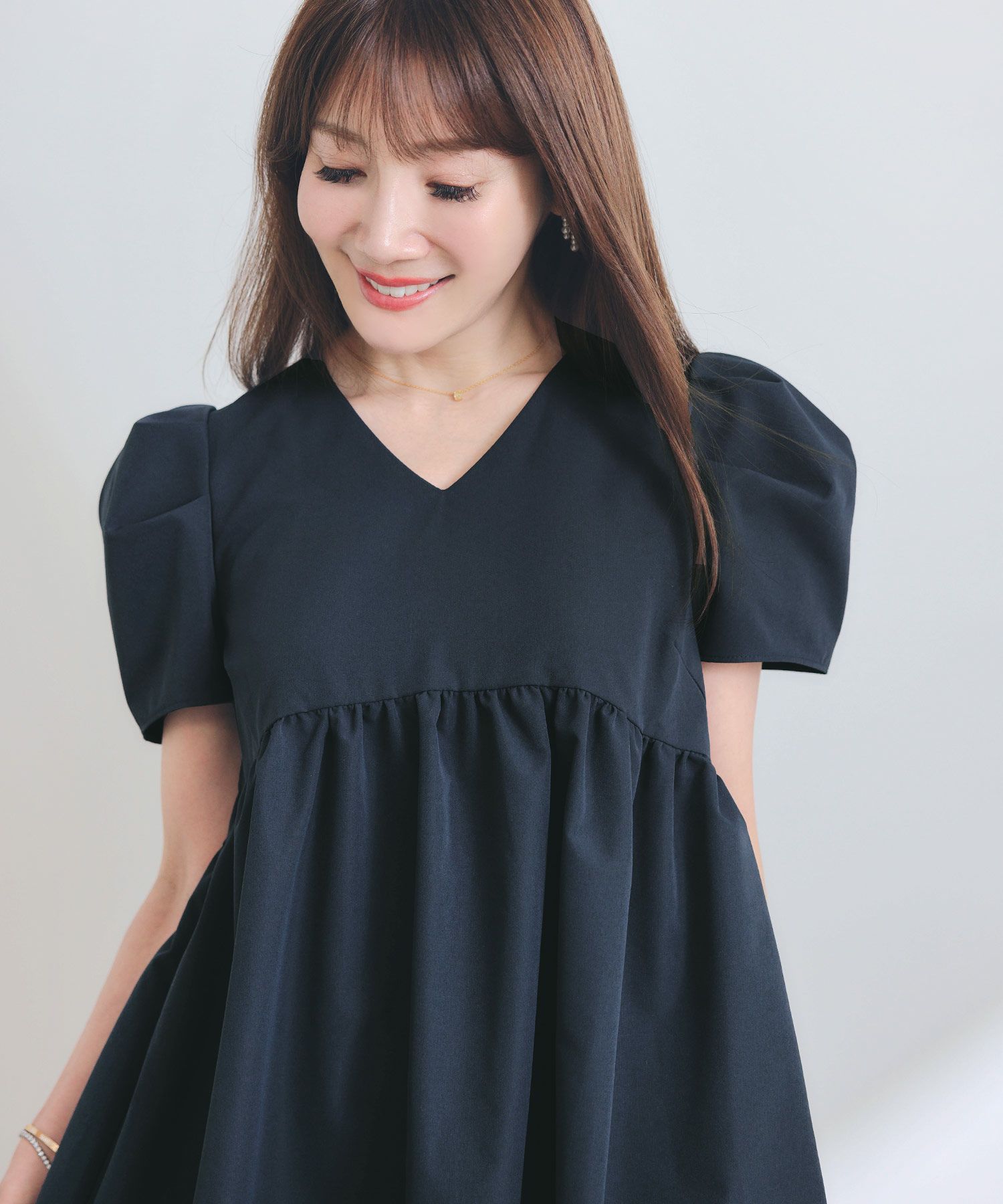 手洗い可/ワンピースレディース服きれいめかわいいおしゃれ洗える春夏秋無地シンプル大人ジョイントスペース