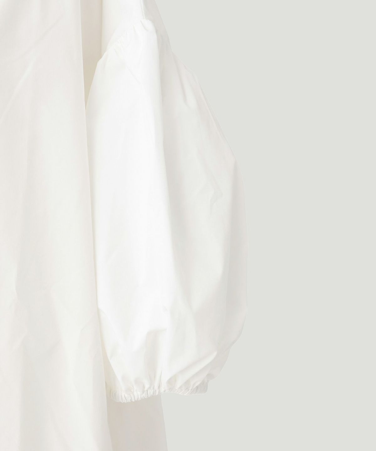 ブラウス/スタンド フリル カラー ブラウス/ホワイト/ブラック/M