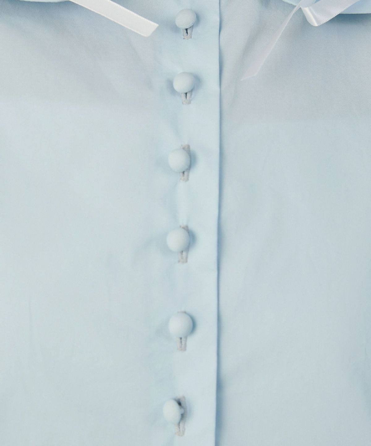 ビックカラー 上品 クラシカル クルミ釦/ホワイト/ライトブルー/ネイビー/M