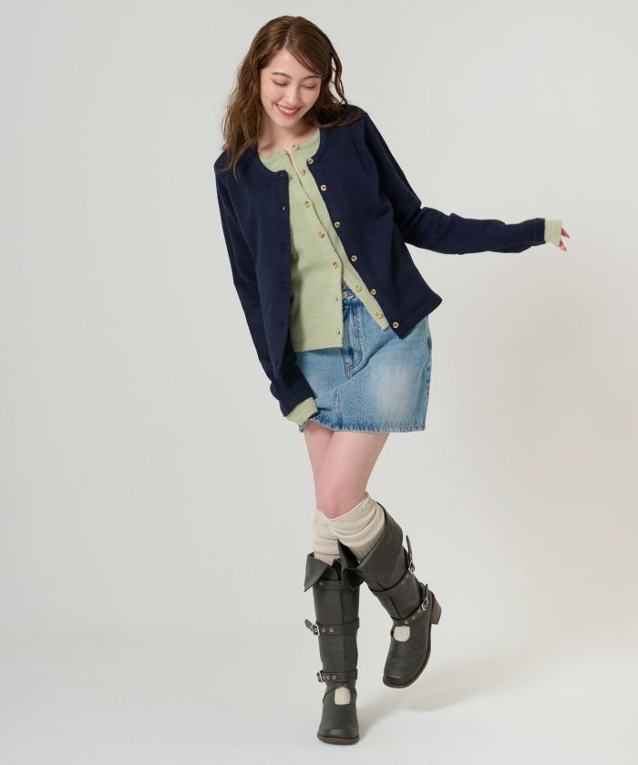 【THEAIRTOWN】★Jade rose denim pt 25SS 春の新作★ Crimson Rose Embroidered Jeans | Parallel