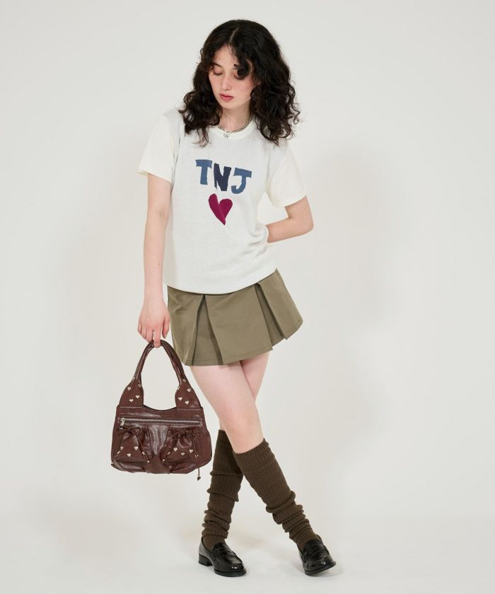 エンブレム刺繍入り ルーズソックス TINA:JOJUN 全4色|tnj929 エンブレム刺繍入り ルーズソックス TINA:JOJUN 全4色|tnj929