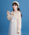 羽織/春/夏/フロントリボン/ボレロ/ベージュ/モカ/M