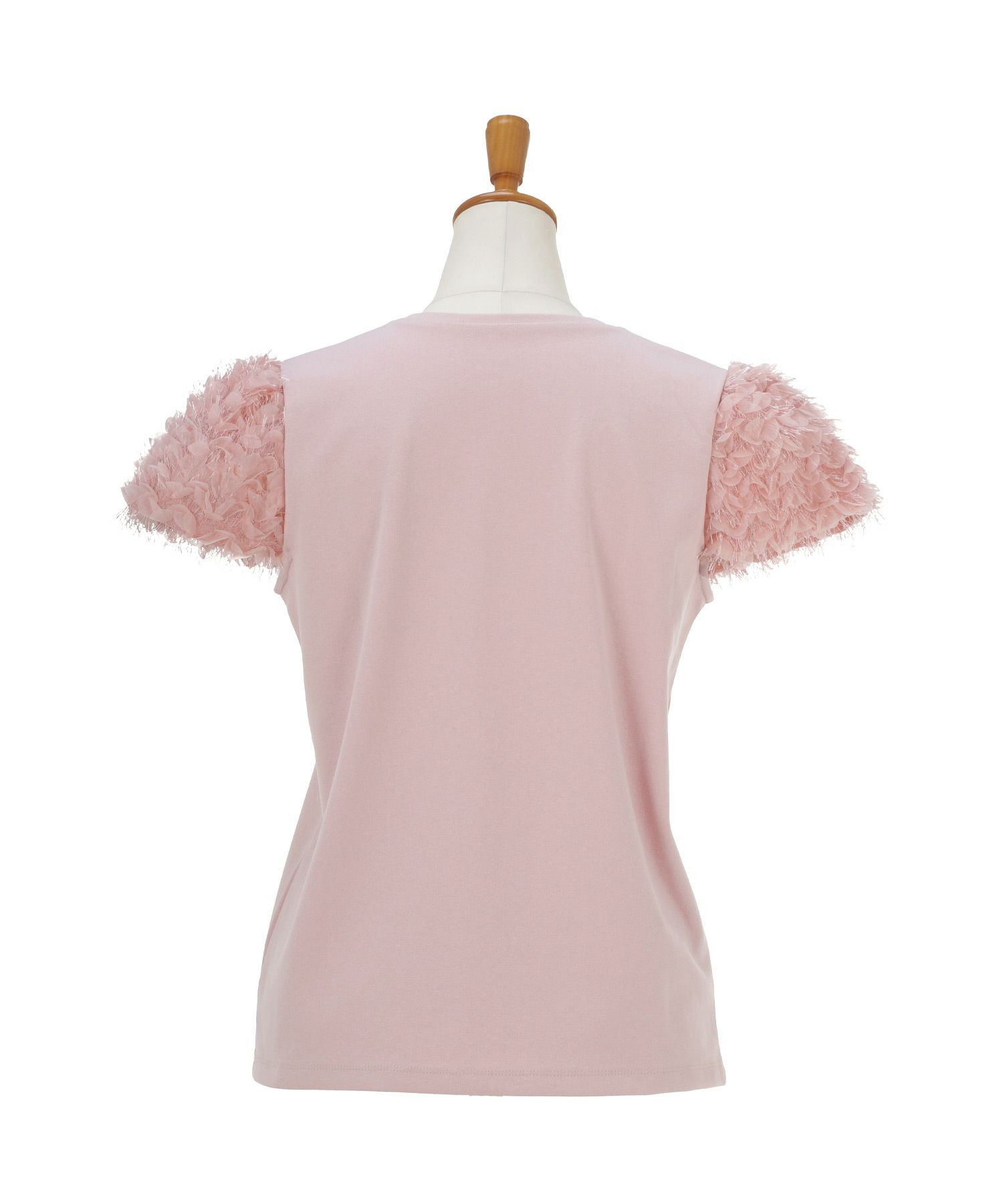 カットソー自宅で洗えるウォッシャブルレディース服おしゃれTシャツ半袖白黒ピンクかわいい可愛いジョイントスペース