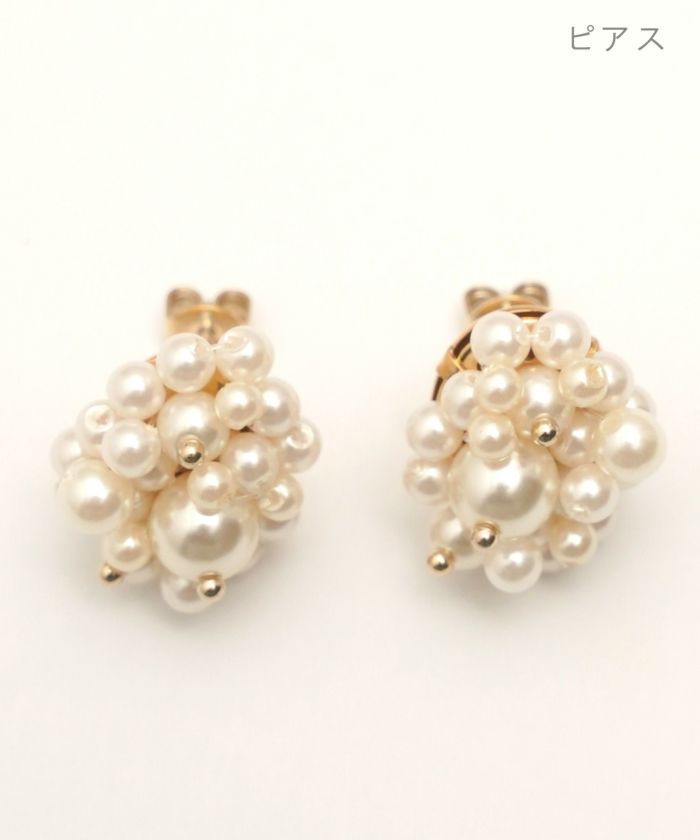 スパークリング パール ピアス イヤリング Sparkling Pearl Pierce Earring