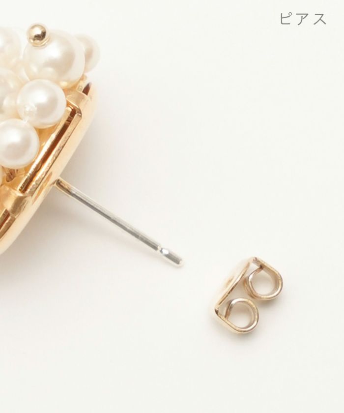 スパークリング パール ピアス イヤリング Sparkling Pearl Pierce Earring