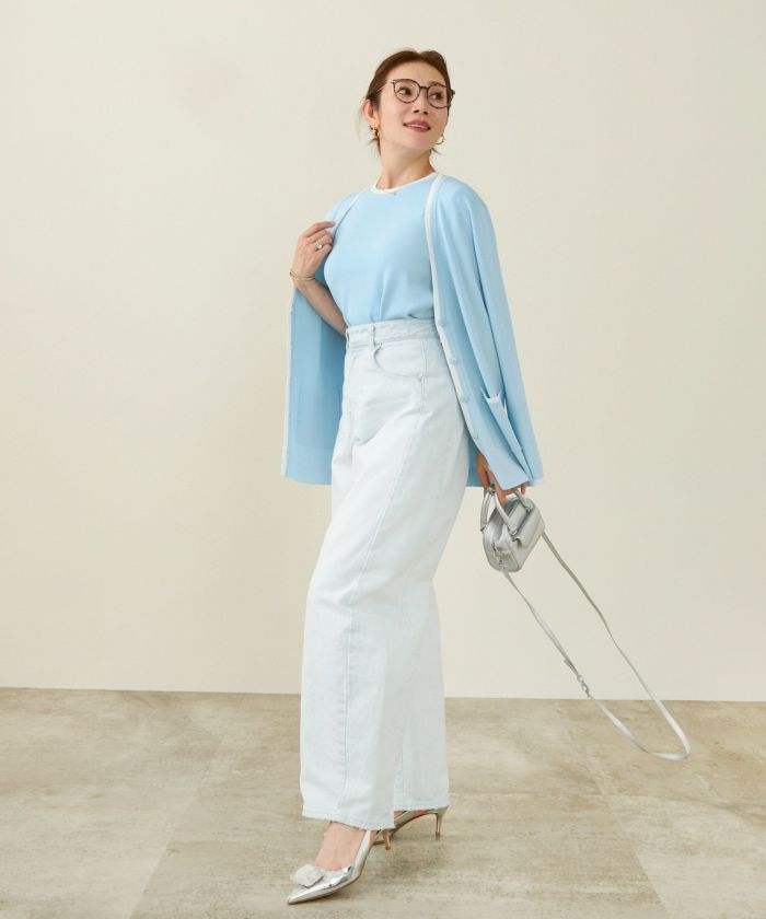 PAULE KA - ポールカ　カーディガンと半袖ニットのアンサンブル　Mサイズ PAULE KA - ポールカ カーディガンと半袖ニットのアンサンブル M