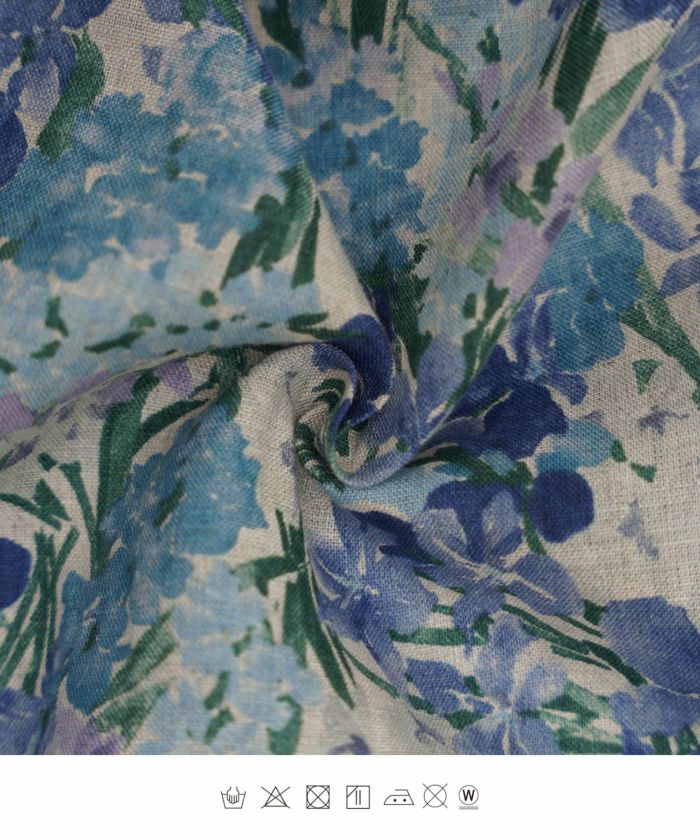 新品同様【定価2.6万】浴衣 兵児帯セットLiberty Fabric HUIT HUIT bouquet 浴衣 兵児帯 セット Made with Liberty Fabric