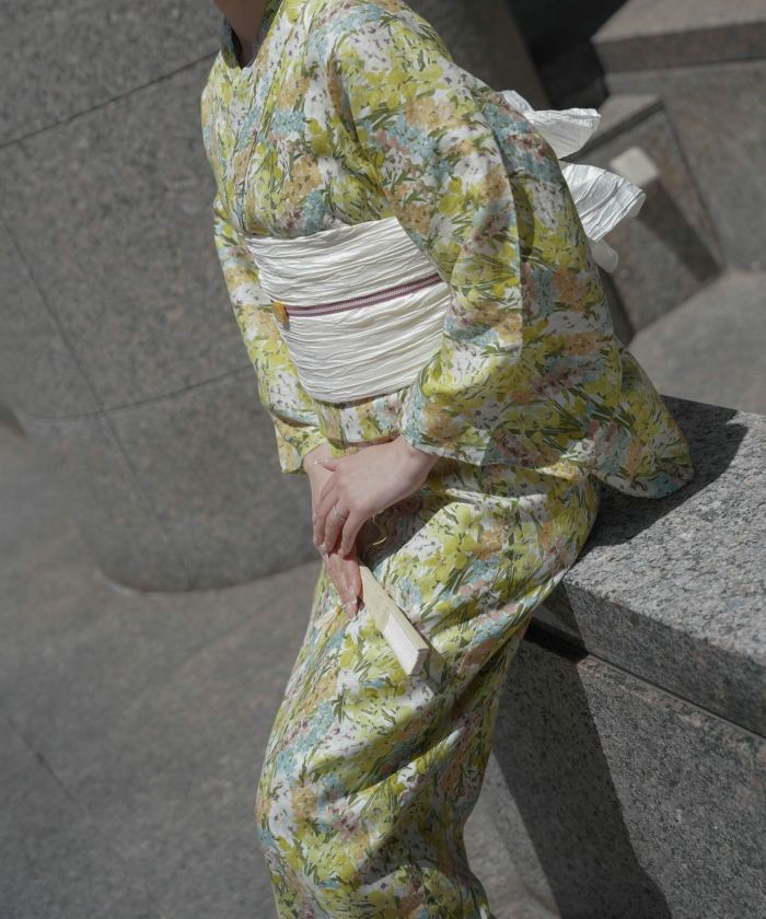 浴衣 兵児帯 セット Made with Liberty Fabric HUIT 全2色