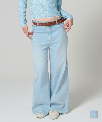 TINA：JOJUN ジーンズ デニム デニムパンツ ルーズ レディース