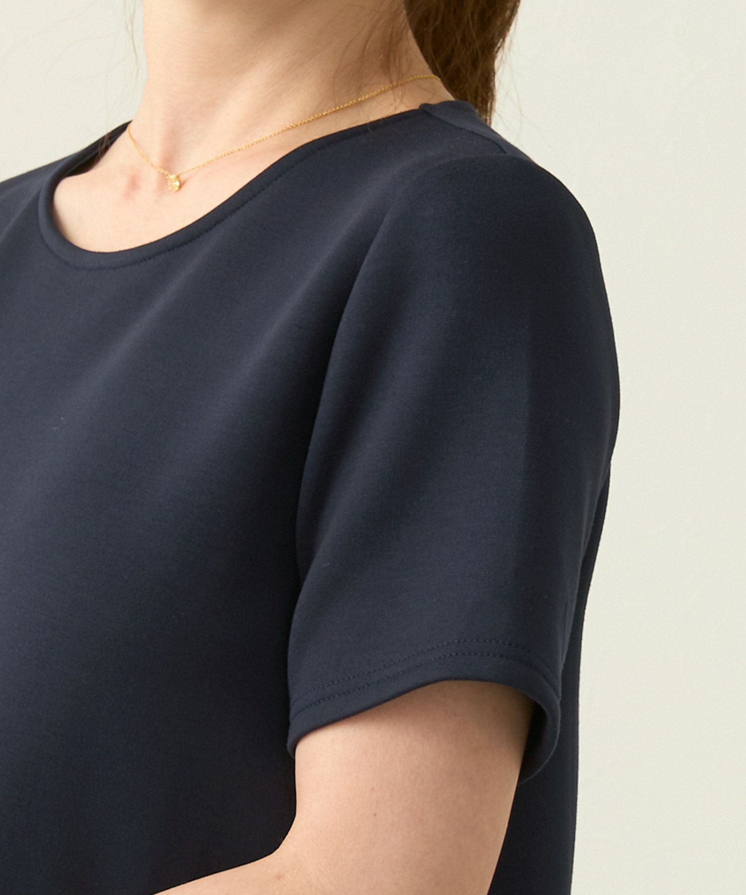 新色追加手洗い可日本製ワンピーススカラップロングレディースかわいい大人半袖無地春夏秋動きやすいジョイントスペース