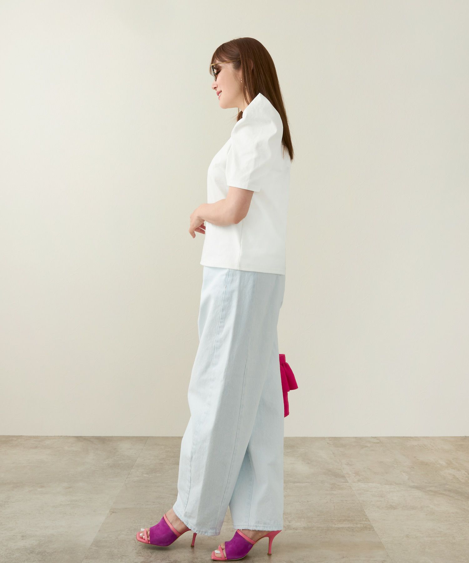 新色追加手洗い可カットソーレディースおしゃれトップス半袖ボーダー柄無地白黒かわいいきれいめ洗濯できる長持ちジョイントスペース