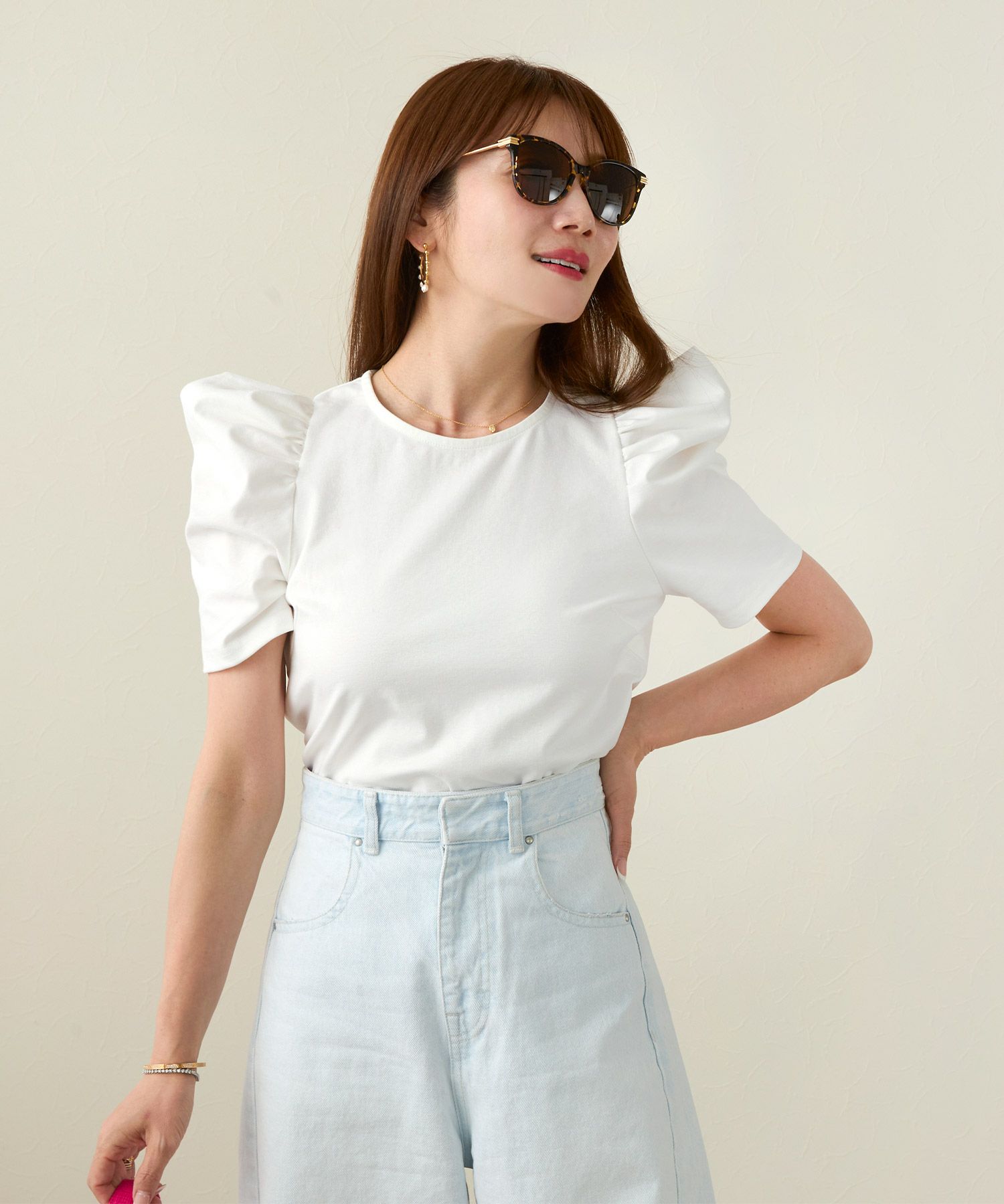 新色追加手洗い可カットソーレディースおしゃれトップス半袖ボーダー柄無地白黒かわいいきれいめ洗濯できる長持ちジョイントスペース