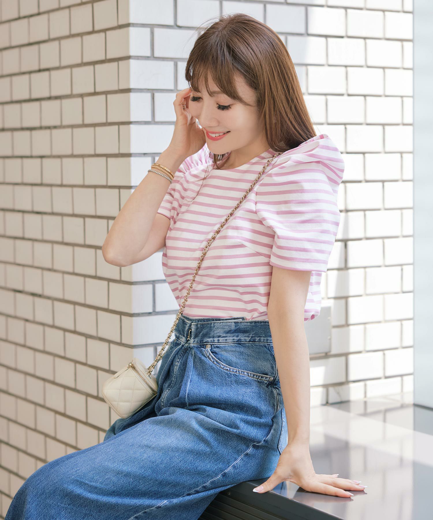 新色追加手洗い可カットソーレディースおしゃれトップス半袖ボーダー柄無地白黒かわいいきれいめ洗濯できる長持ちジョイントスペース