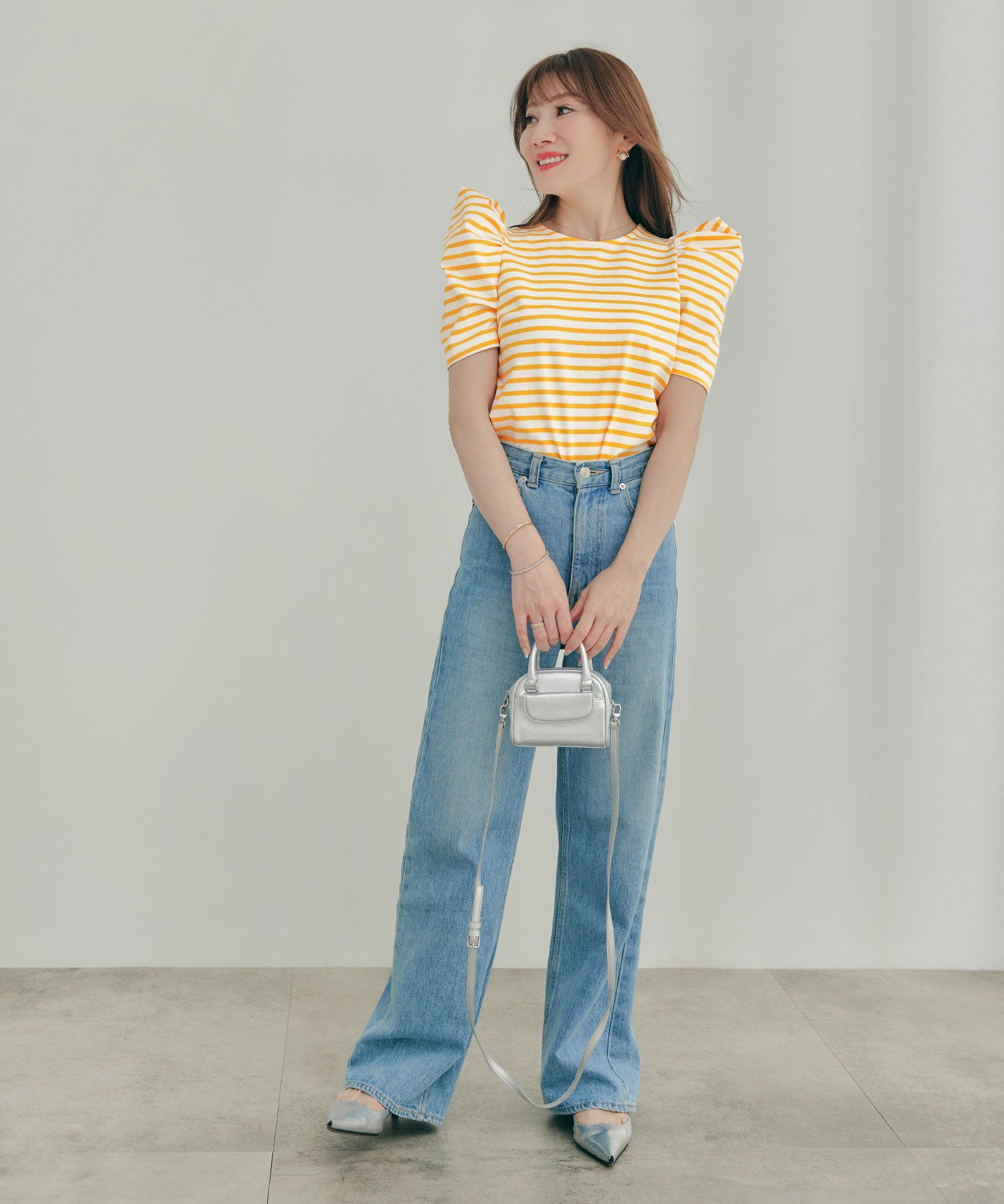 手洗い可/カットソーレディースおしゃれトップス半袖ボーダー柄無地白黒かわいいきれいめ洗濯できる長持ちジョイントスペース