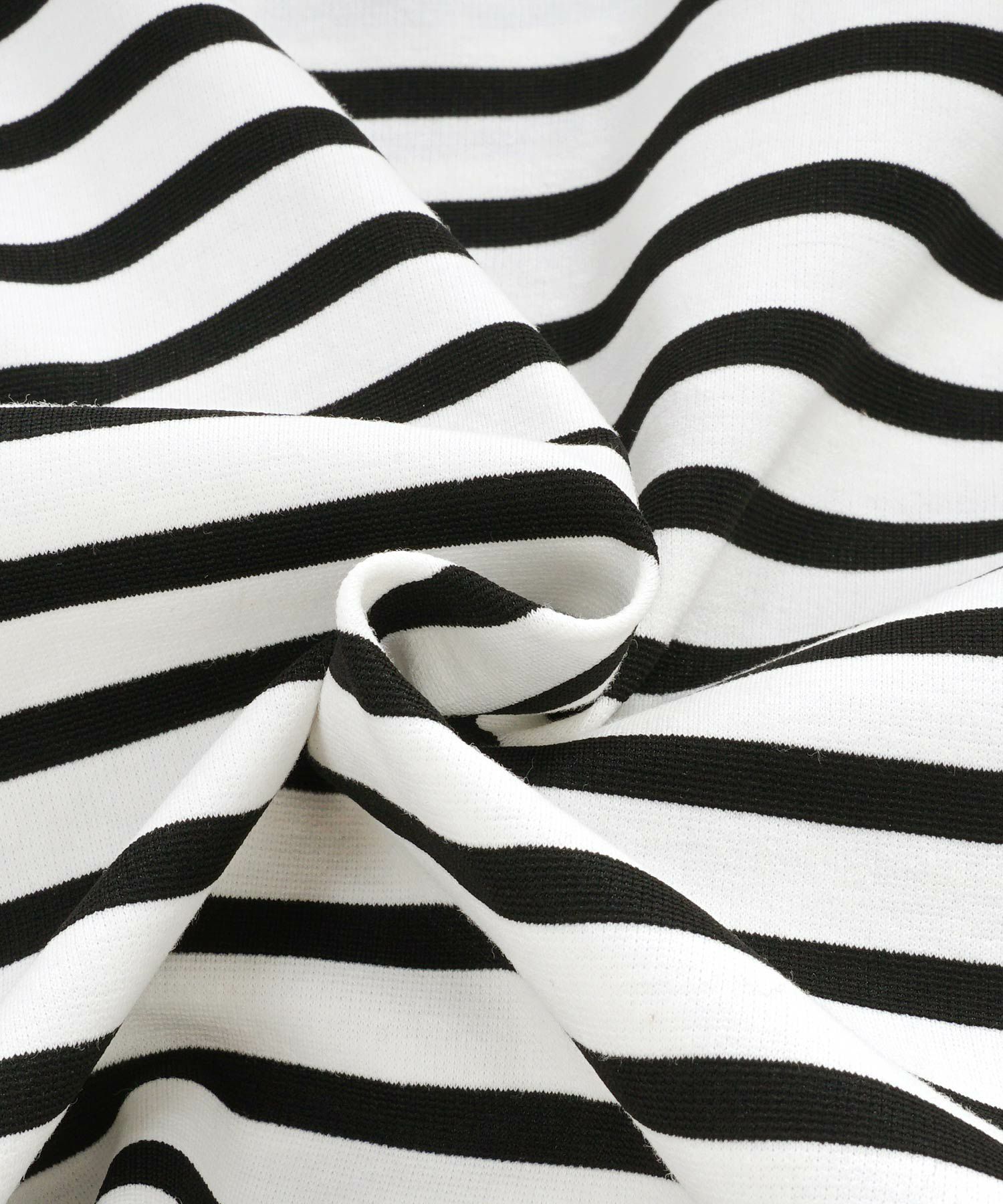 手洗い可/カットソーレディースおしゃれトップス半袖ボーダー柄無地白黒かわいいきれいめ洗濯できる長持ちジョイントスペース